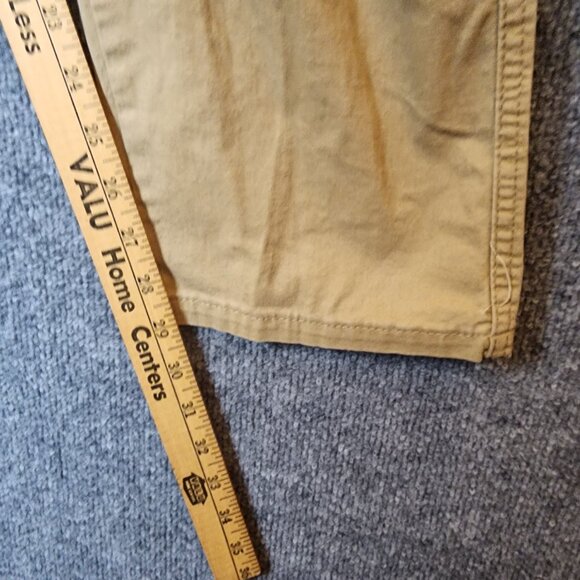 Wrangler Men Stretch Taper Leg Regular Fit Cargo Pants 38x30 Multi-Pockets Beige - Picture 9 of 13